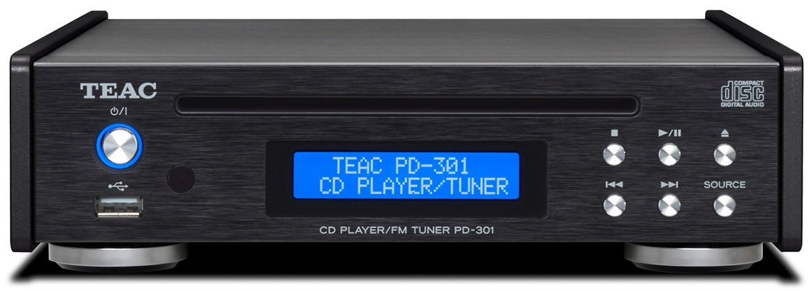 TEAC PD-301DAB-X/B, DAB+/FM och CD-spelare (svart)
