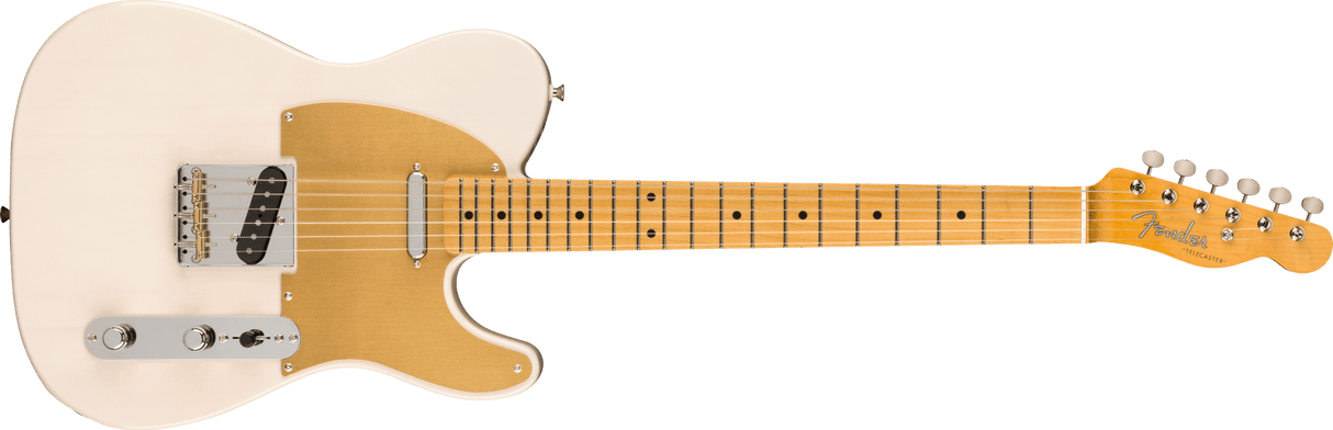 Fender JV Modifierad 50-tals Telecaster elgitarr ( White Blonde