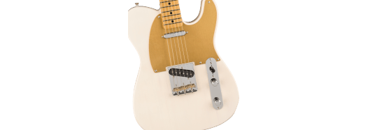 Fender JV Modifierad 50-tals Telecaster elgitarr ( White Blonde
