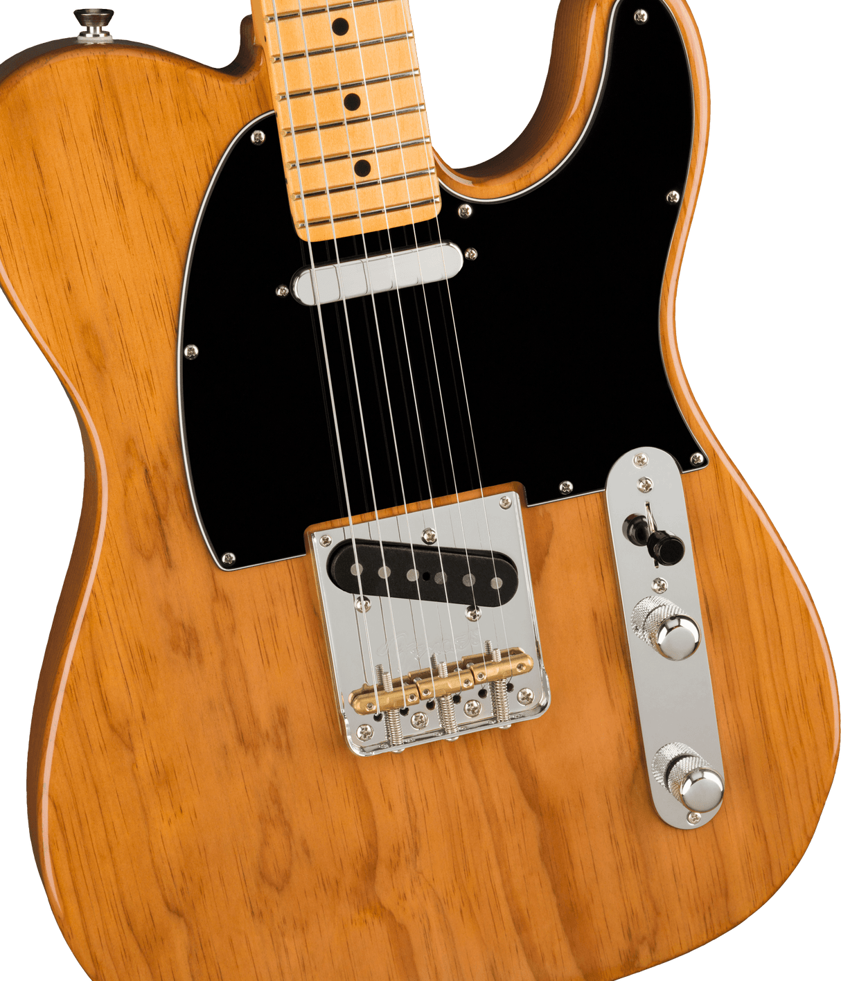 Fender American Professional II Telecaster elgitarr (rostad furu)