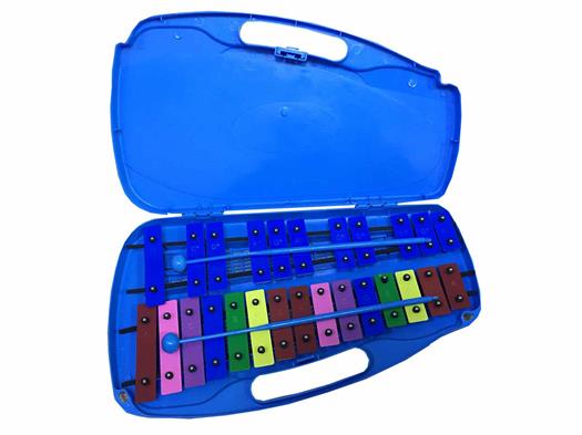 Metallofon i hardcase - 26 toner