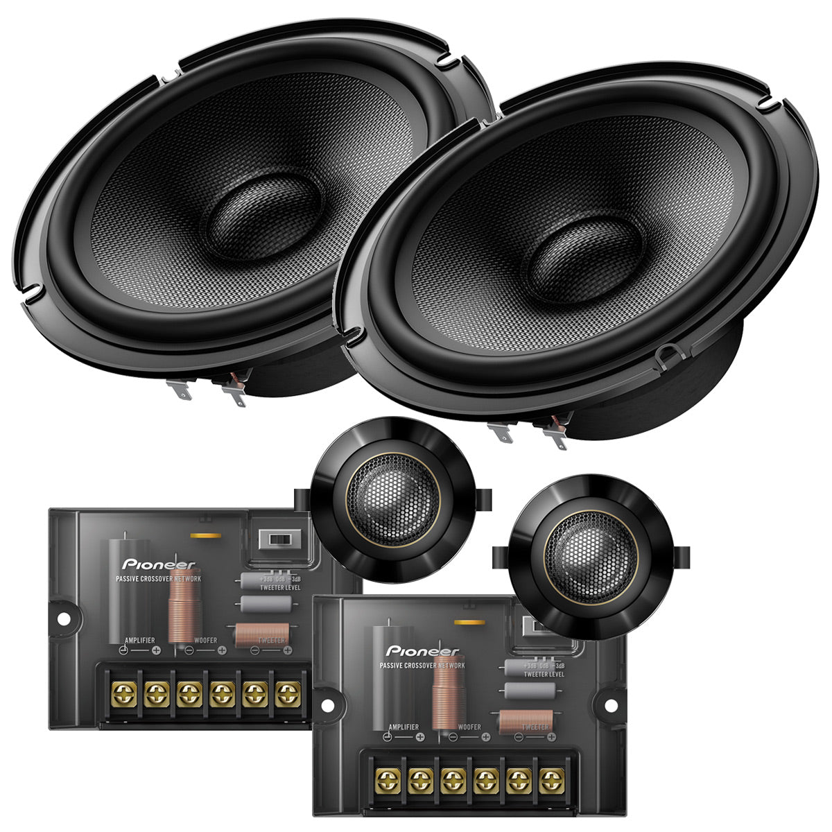 Pioneer TS-Z65CH Komponenthögtalarsystem (330W, 17cm)