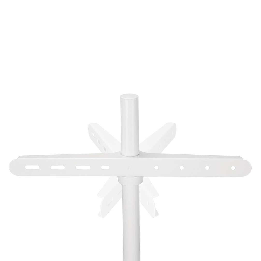TV golvstativ (vit, bok, 50-65")