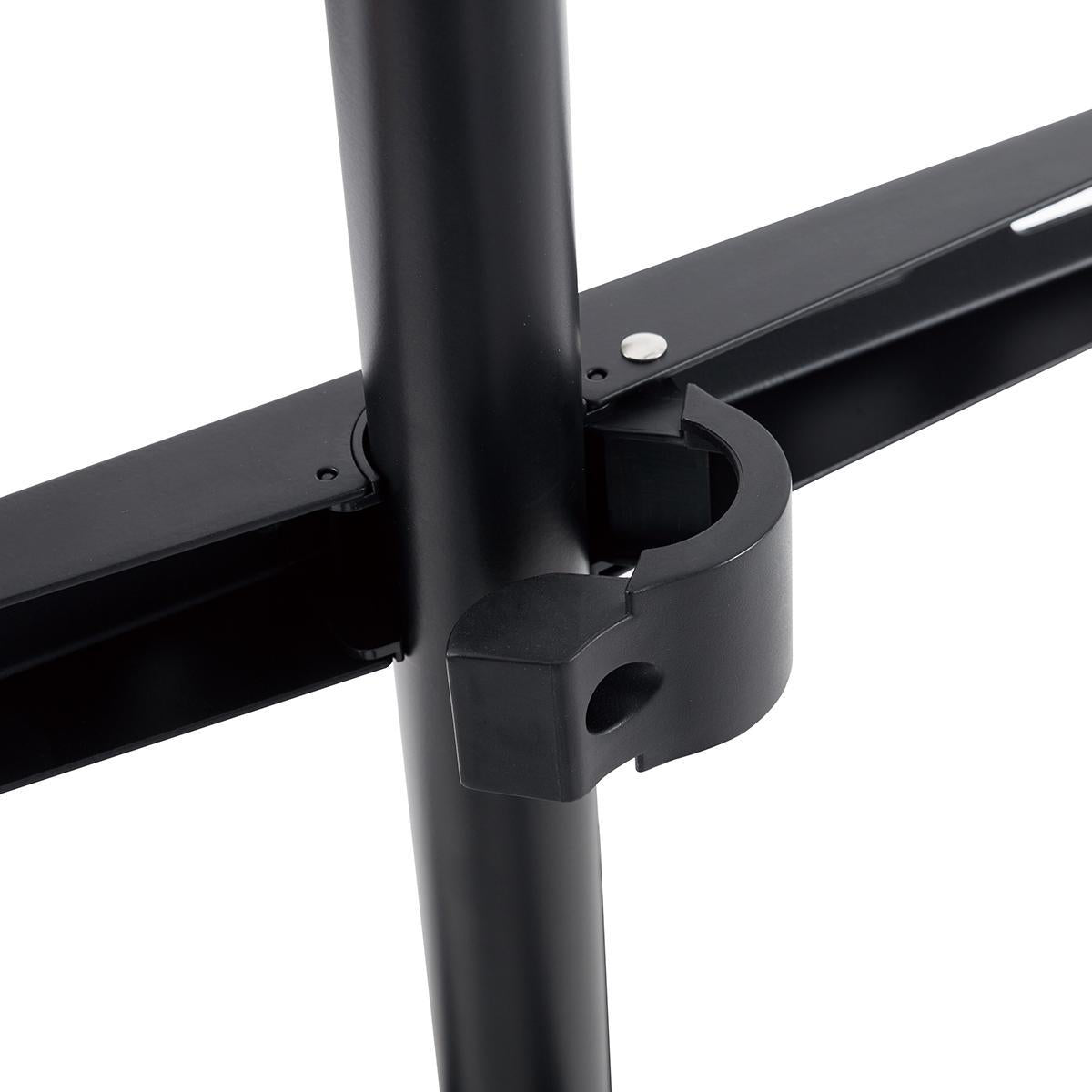 Tv golvstativ (svart, bok 50-65")