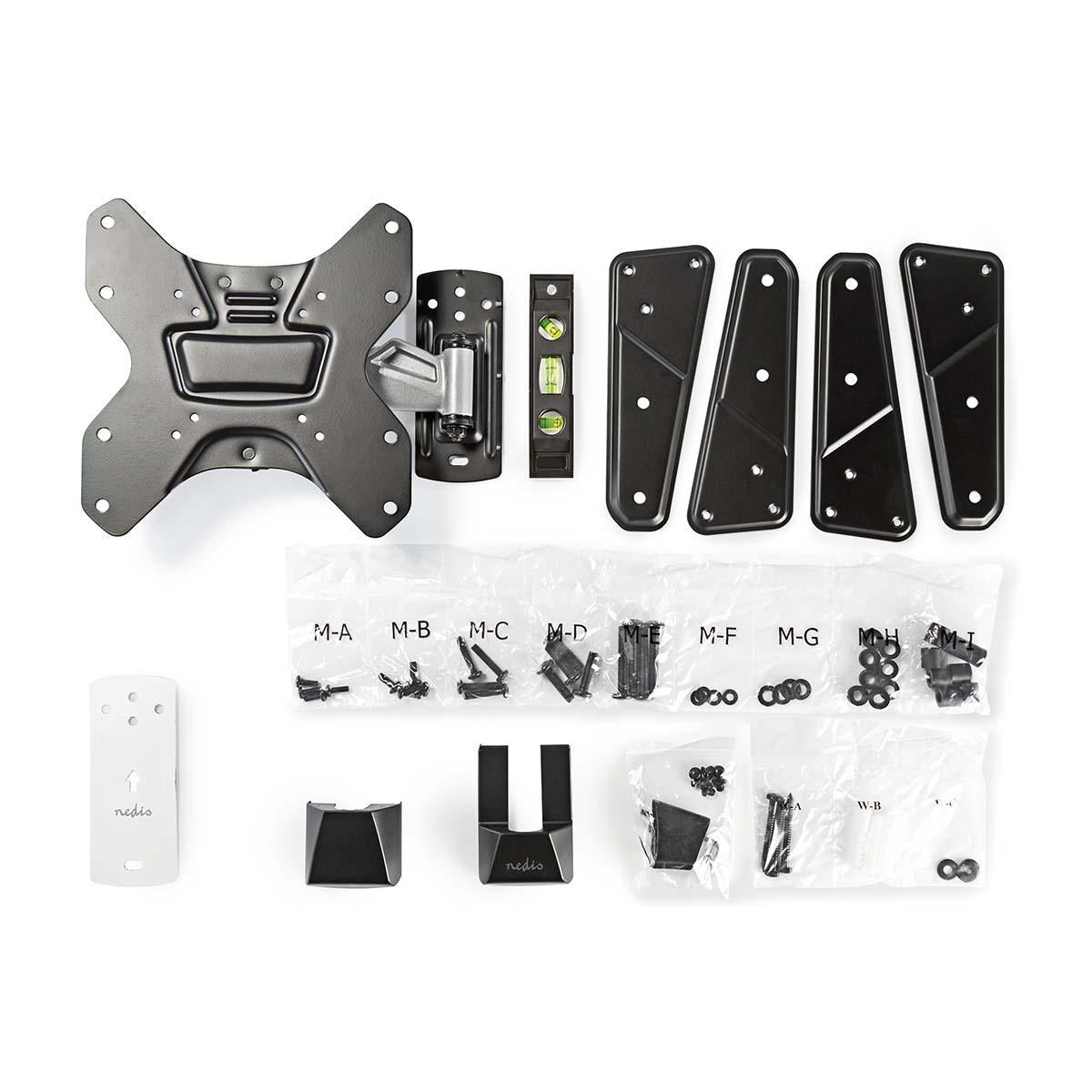 TV Väggfäste Helt rörligt 26-42"30 kg Silver / Svart