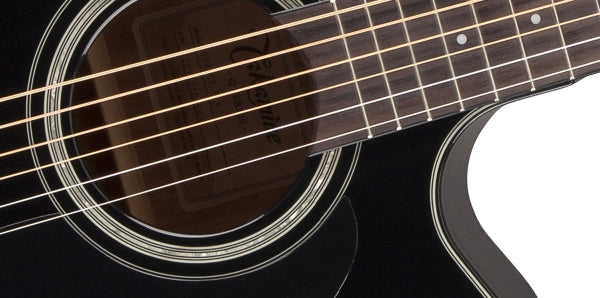 Takamine GD30CE-BLK västerländsk gitarr (svart)