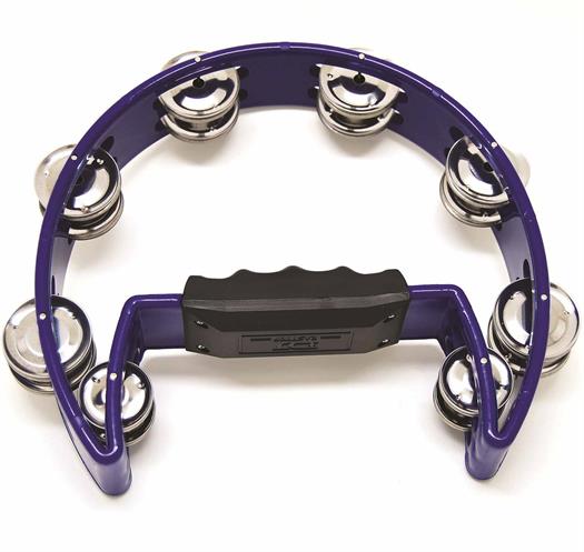 Tamburin - DF102 lila - 16-klockorsmodell