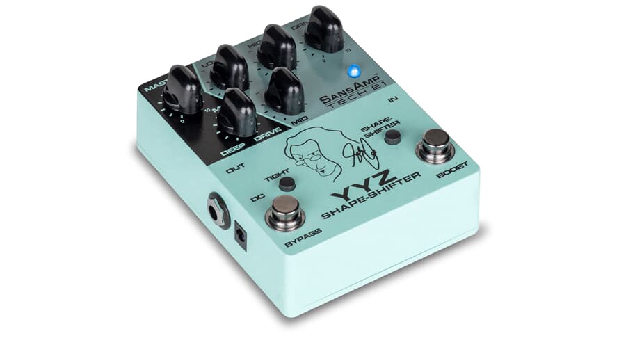 Tech 21 SansAmp YYZ Shape Shifter-pedal, Geddy Lee