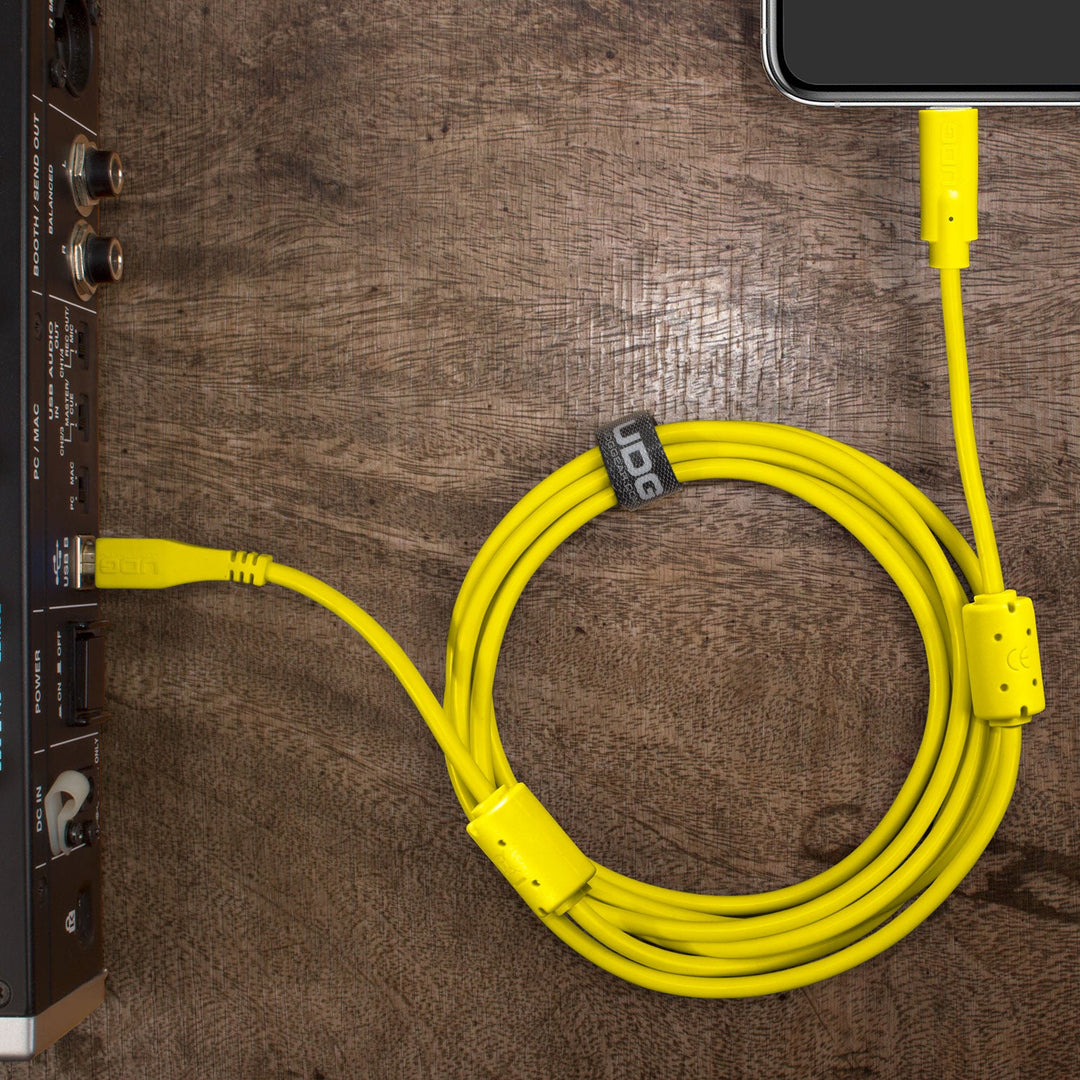 UDG Ultimate audio Kabel USB 2.0 C-B Gul Rak 1,5m