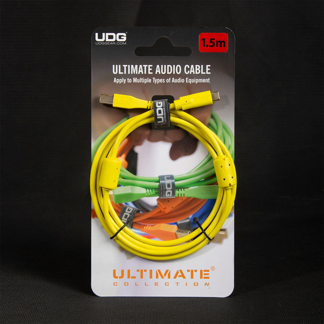 UDG Ultimate audio Kabel USB 2.0 C-B Gul Rak 1,5m
