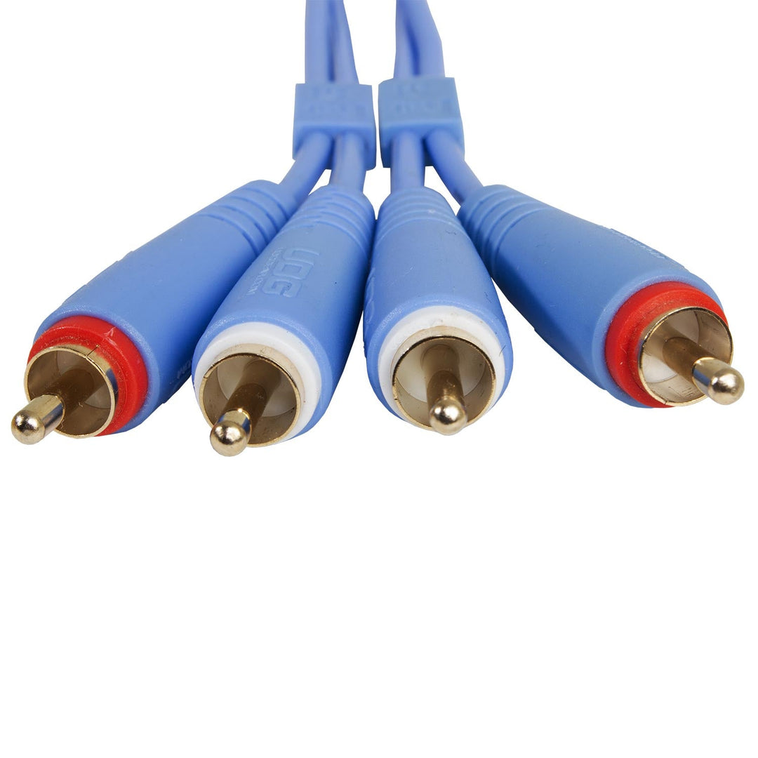 UDG Ultimate audio Kabel set RCA - RCA Blå Rak 1,5m