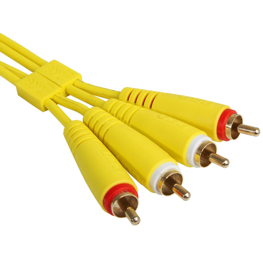 UDG Ultimate audio Kabel set RCA - RCA Gul Rak 1,5m