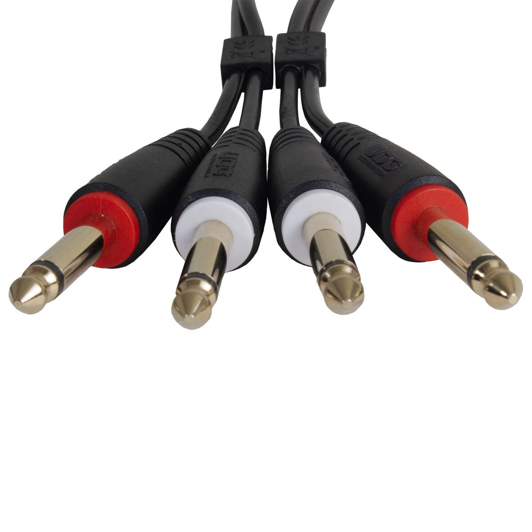 UDG Ultimate Audio Cable Set 1/4'' Jack-1/4'' Jack Svart Rak 1,5m