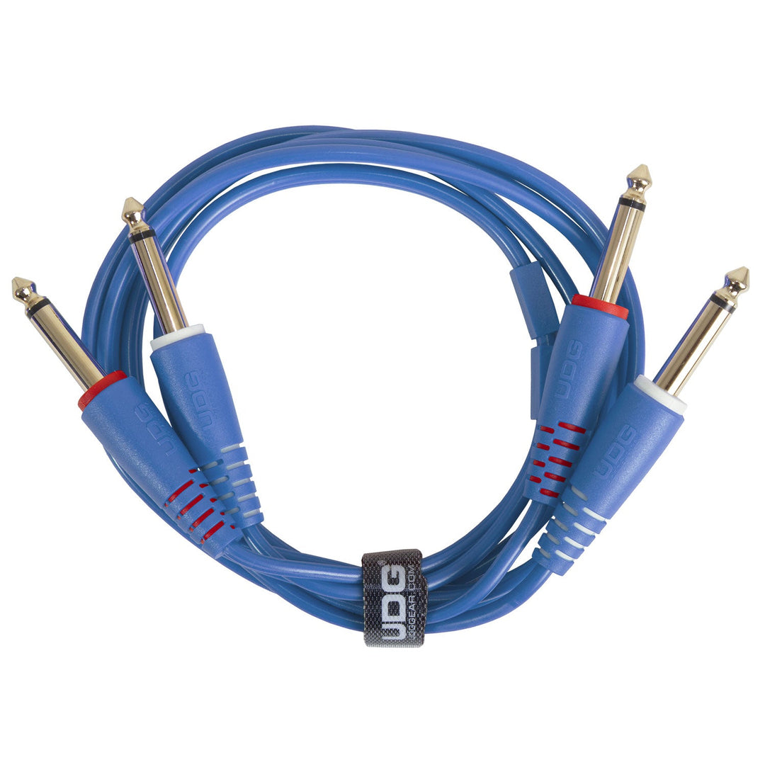 UDG Ultimate Audio Cable Set 1/4'' Jack-1/4'' Jack Blå Rak 1,5m