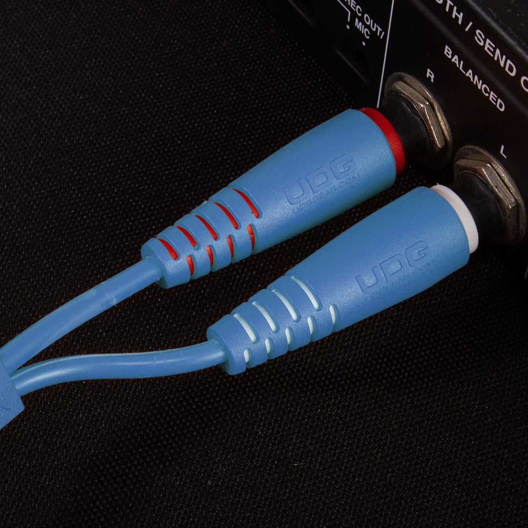 UDG Ultimate Audio Cable Set 1/4'' Jack-1/4'' Jack Blå Rak 1,5m