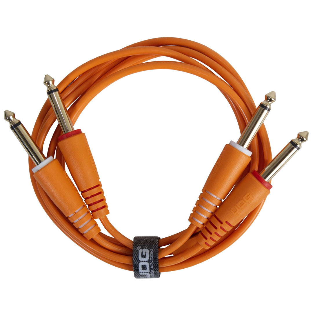 UDG Ultimate Audio Cable Set 1/4'' Jack-1/4'' Jack Orange Rak 3m