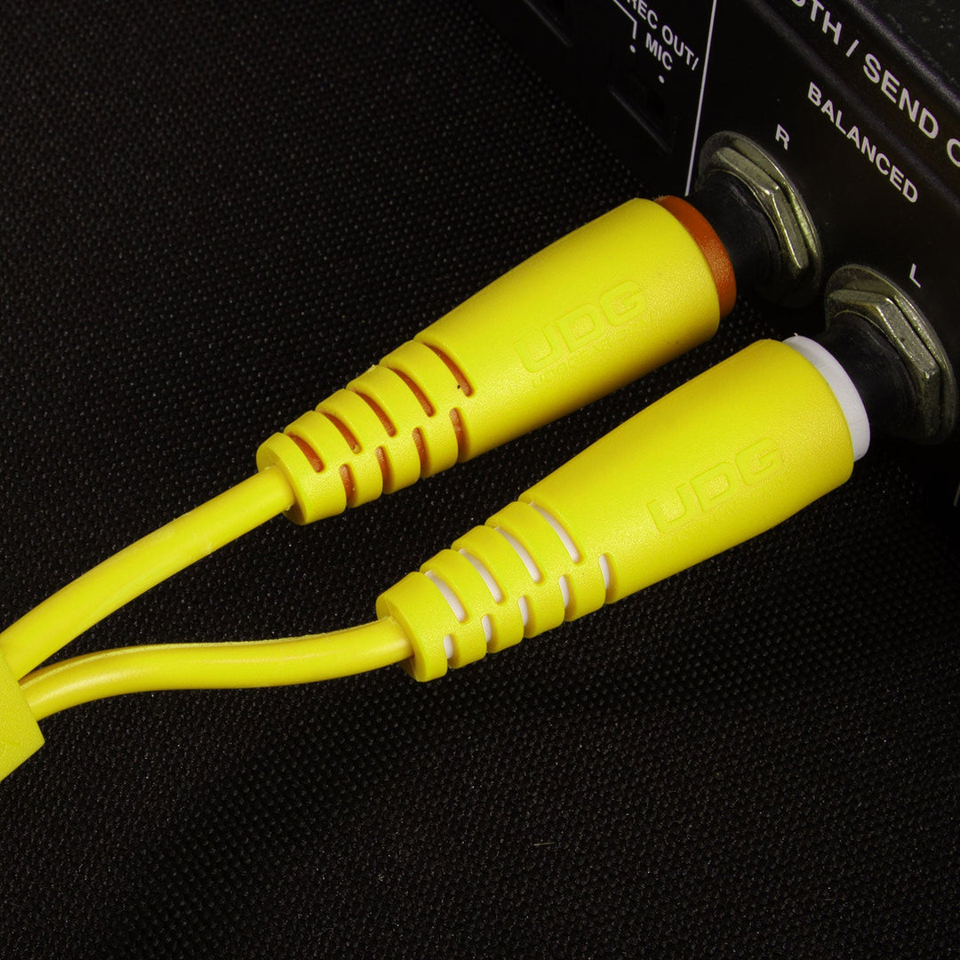 UDG Ultimate Audio Cable Set 1/4'' Jack-1/4'' Jack Gul Rak 3m