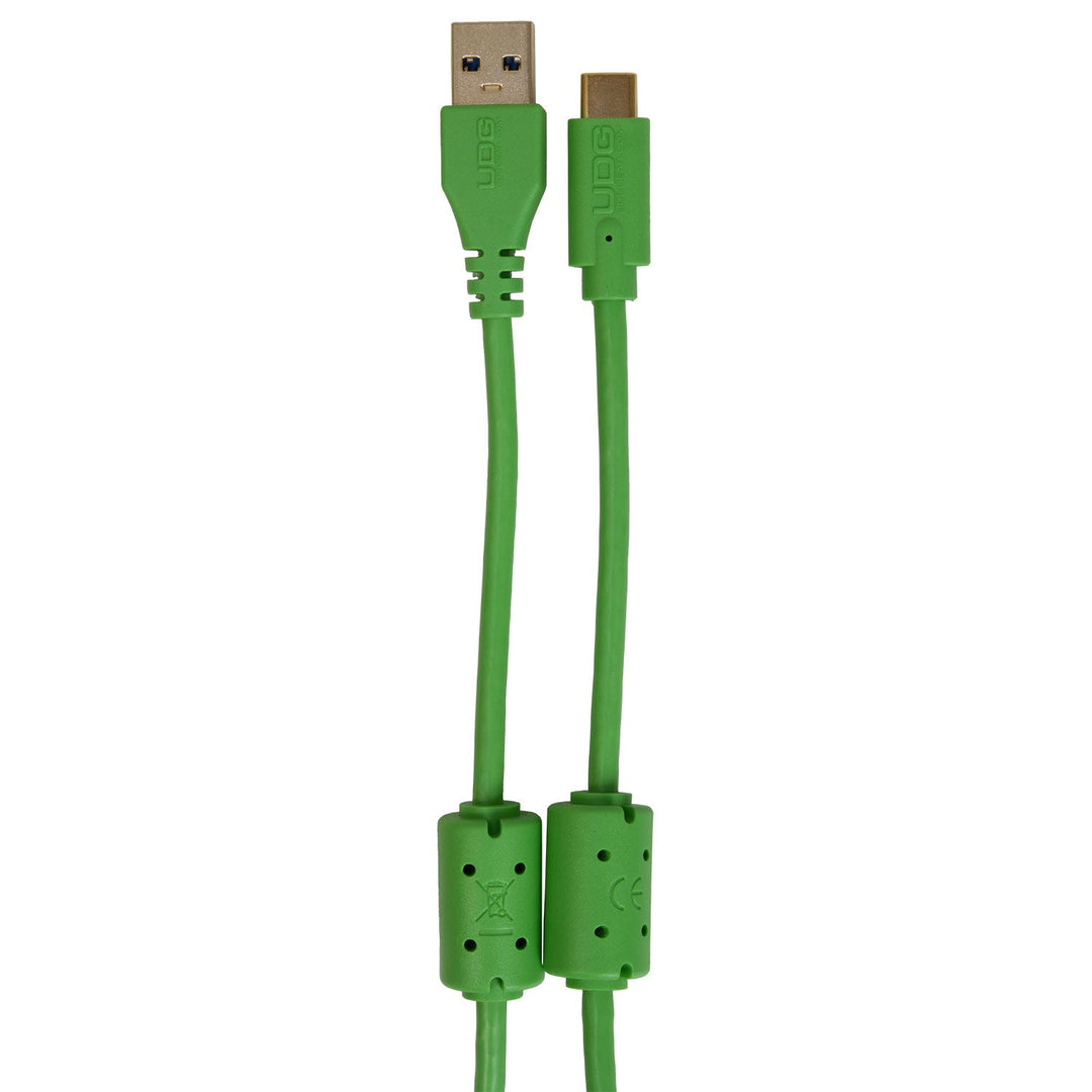 UDG Ultimate Cable USB 3.2 C-A Grön Rak 1,5m