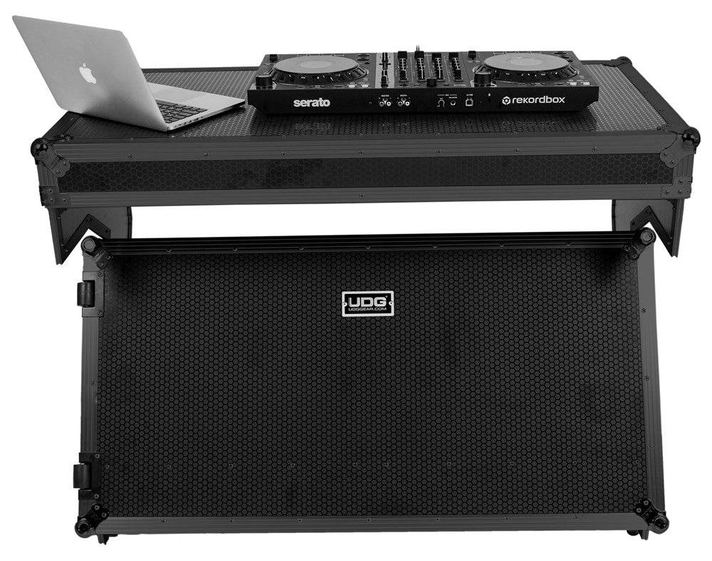 UDG Ultimate Flight Case Portable Z-Style DJ Table Svart Plus (Wheels)