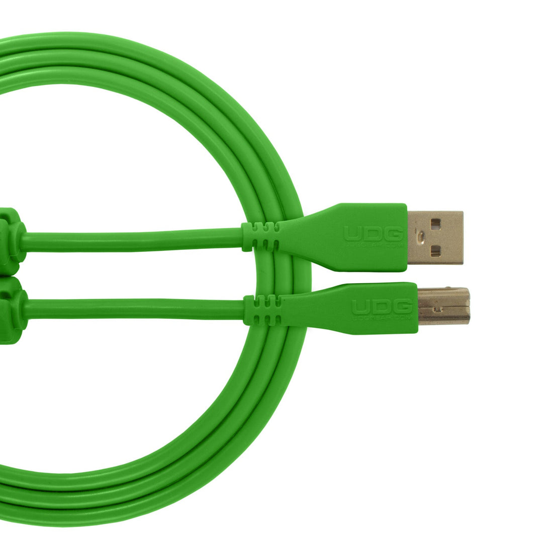 UDG Ultimate Audio Cable USB 2.0 A-B Grön Rak 3m