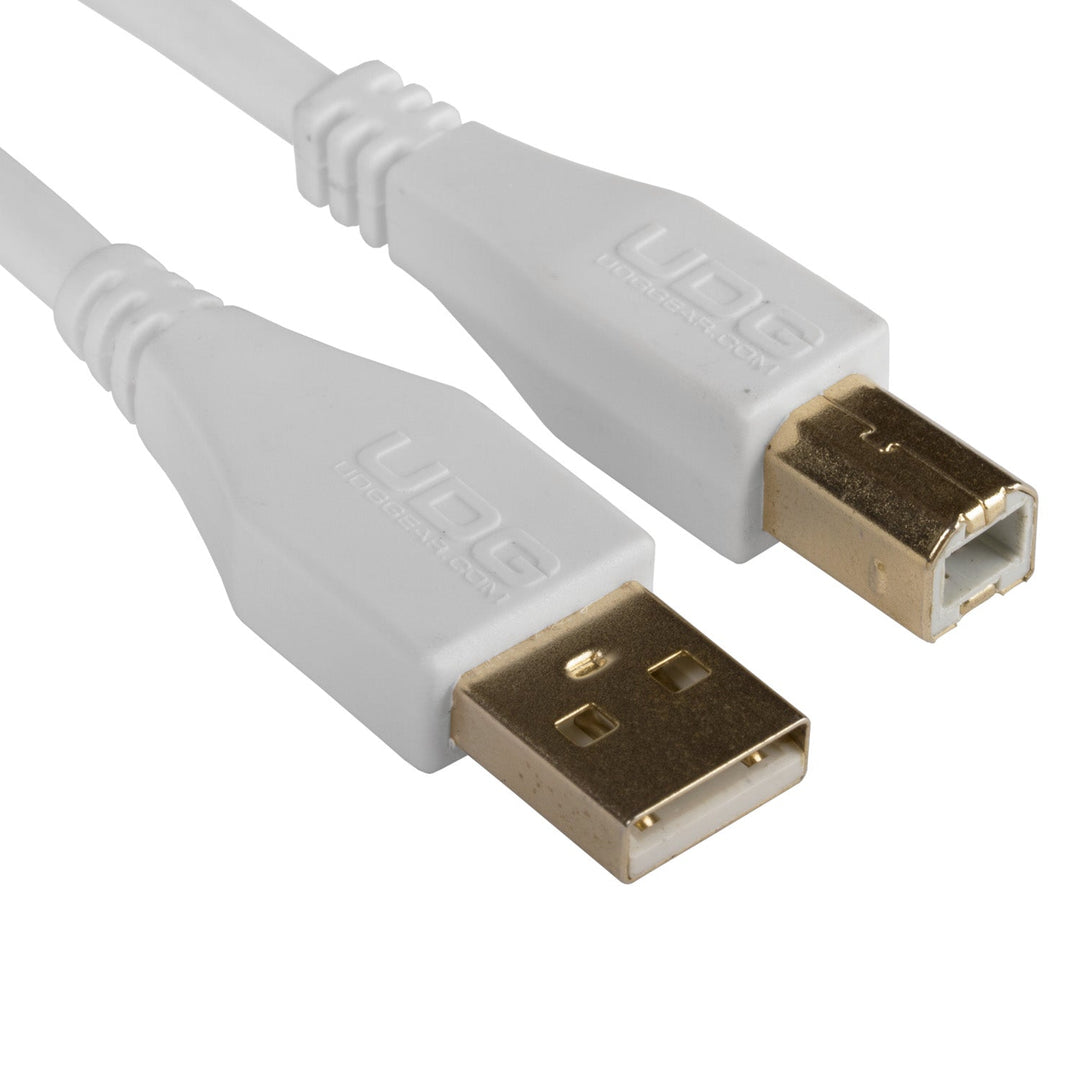 UDG Ultimate Audio Cable USB 2.0 A-B Vit Rak 1m