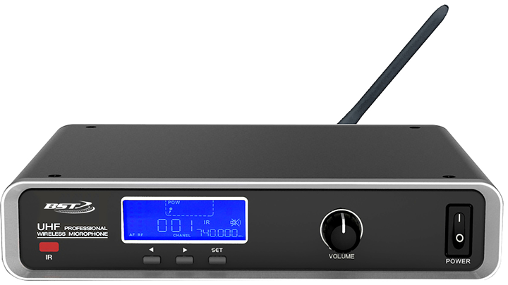 BST UHF trådlöst mikrofonsystem