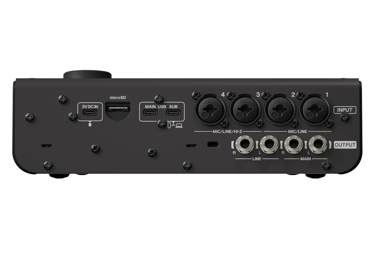 Yamaha URX44 USB-C ljudinterface (Svart)
