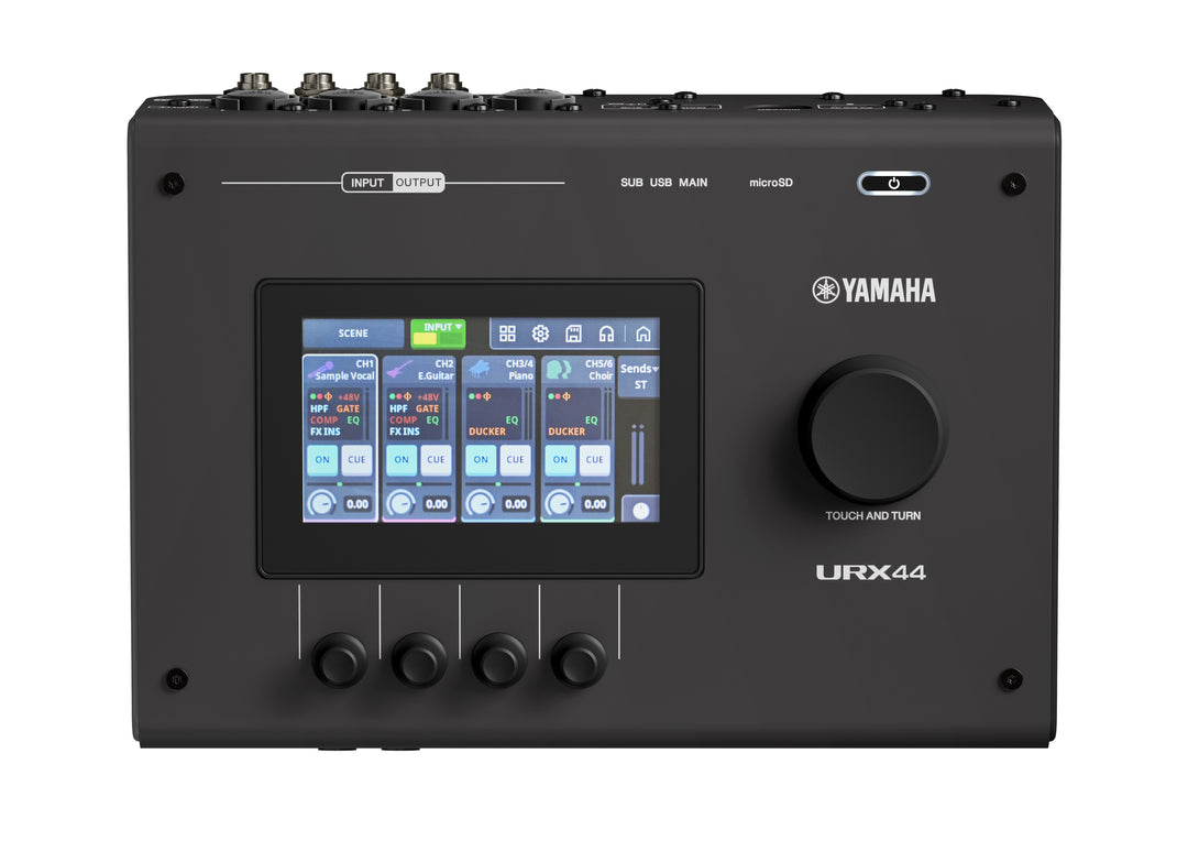 Yamaha URX44 USB-C ljudinterface (Svart)