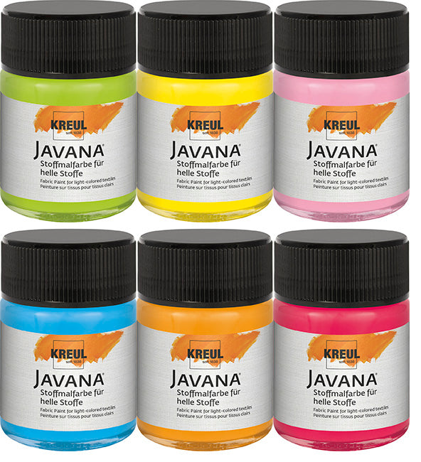 UV textilfärg 5 x 50 ml.