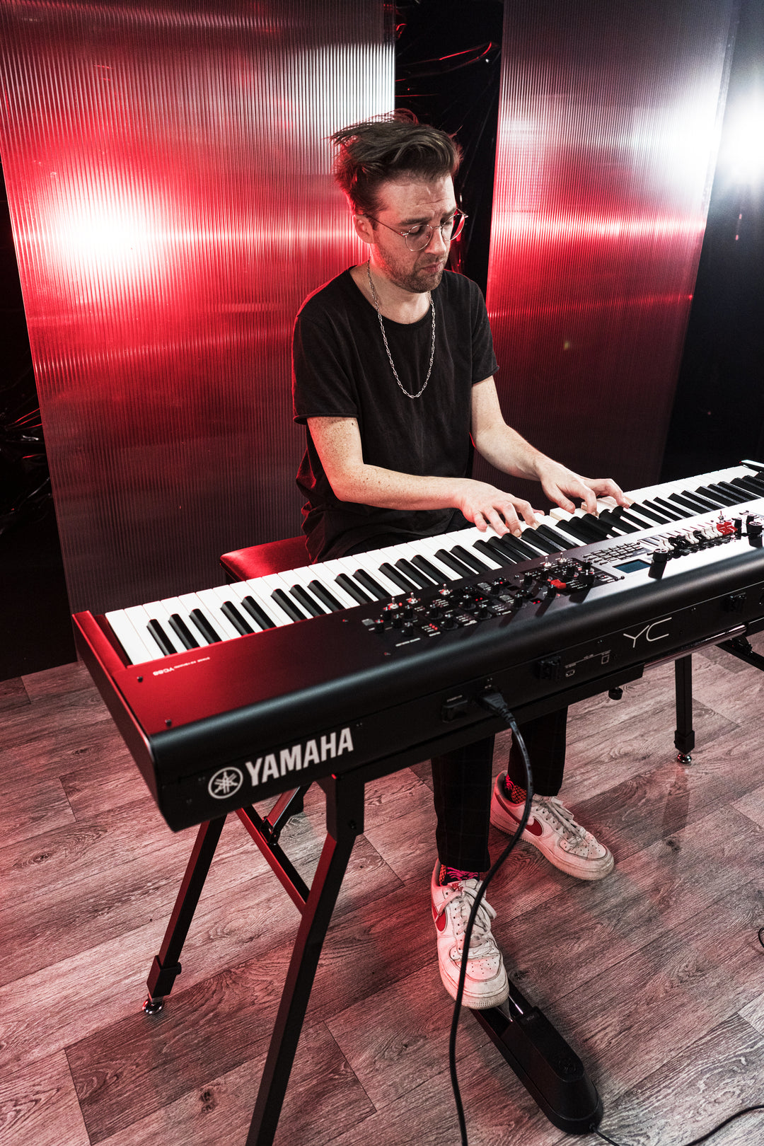 Yamaha YC88 Digital Stage Keyboard (naturligt Wood )