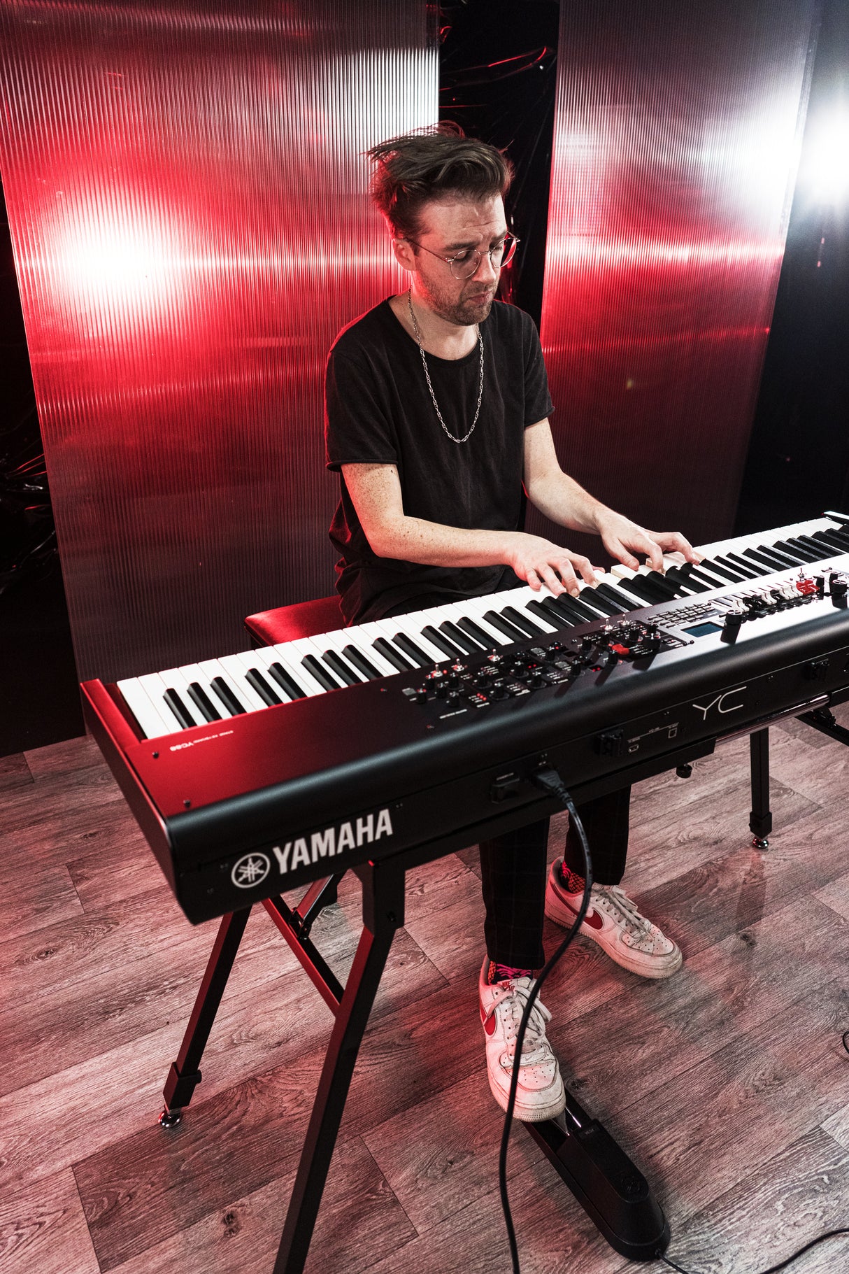 Yamaha YC88 Digital Stage Keyboard (naturligt Wood )