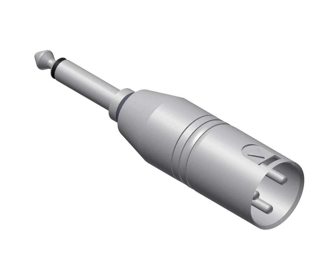 Adapter XLR hane > Jack mono hane