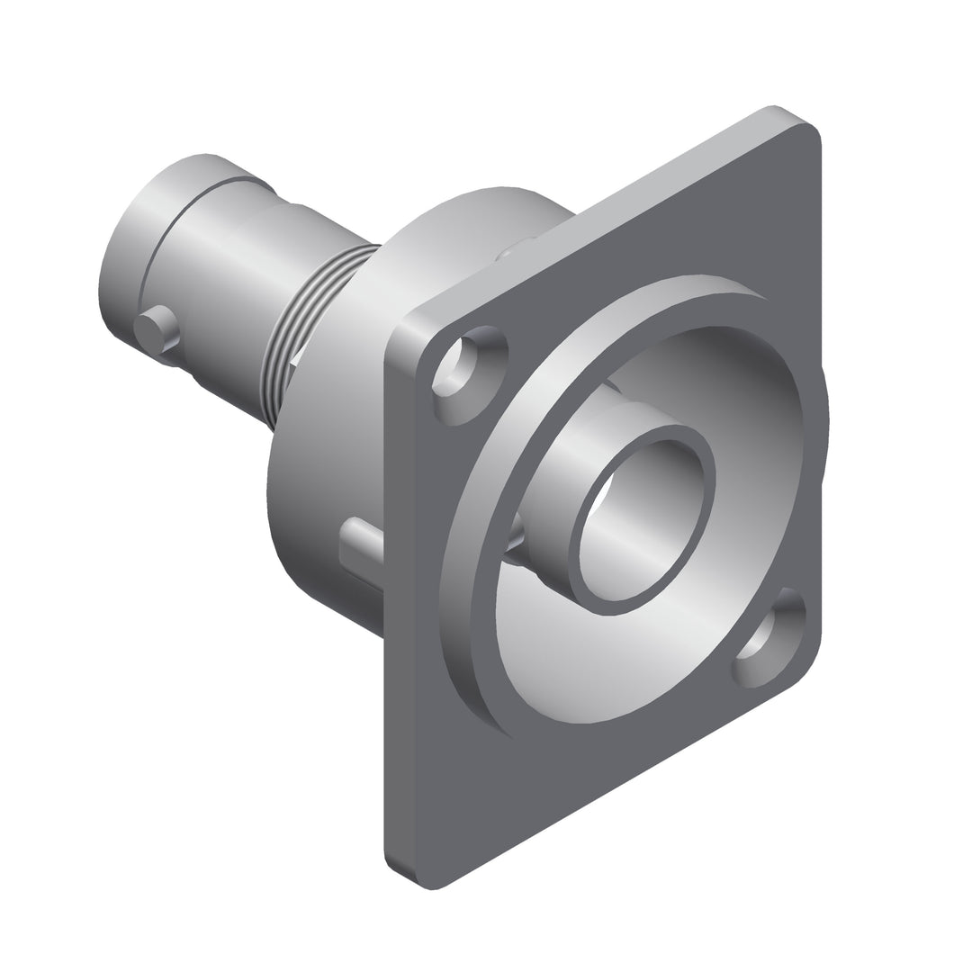 BNC dubbel hona chassi D-size, 75 Ohm