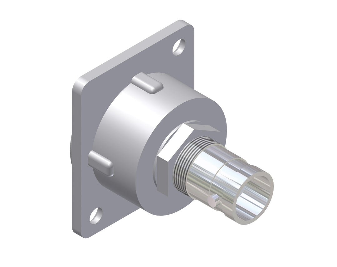 BNC dubbel hona chassi D-size, 75 Ohm