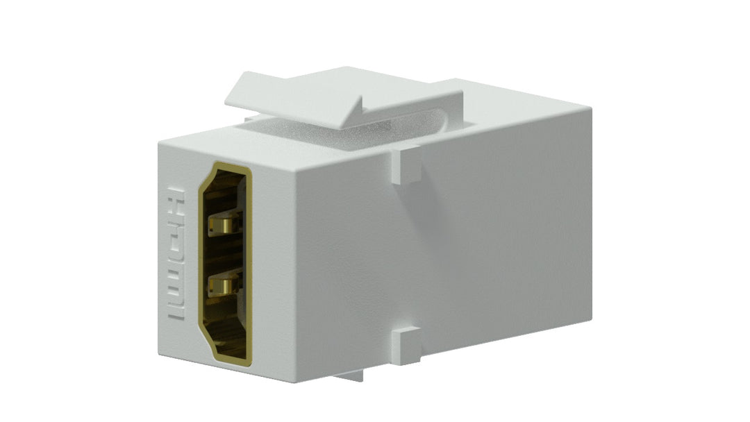 Keystone adapter HDMI a till HDMI a, Vit