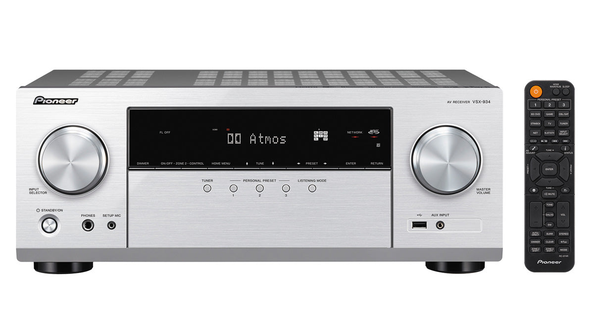 Pioneer VSX-935 7.2-kanal Receiver (Sølv, 7x165W)
