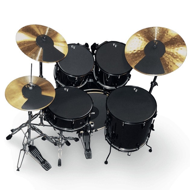 Vic Firth MUTEPP5 dämpningsset för trumma & cymbal, förpackat