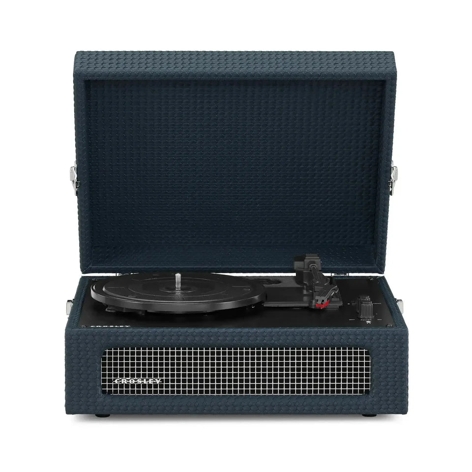 Crosley Voyager skivspelare tvåvägs Bluetooth (marinblå)
