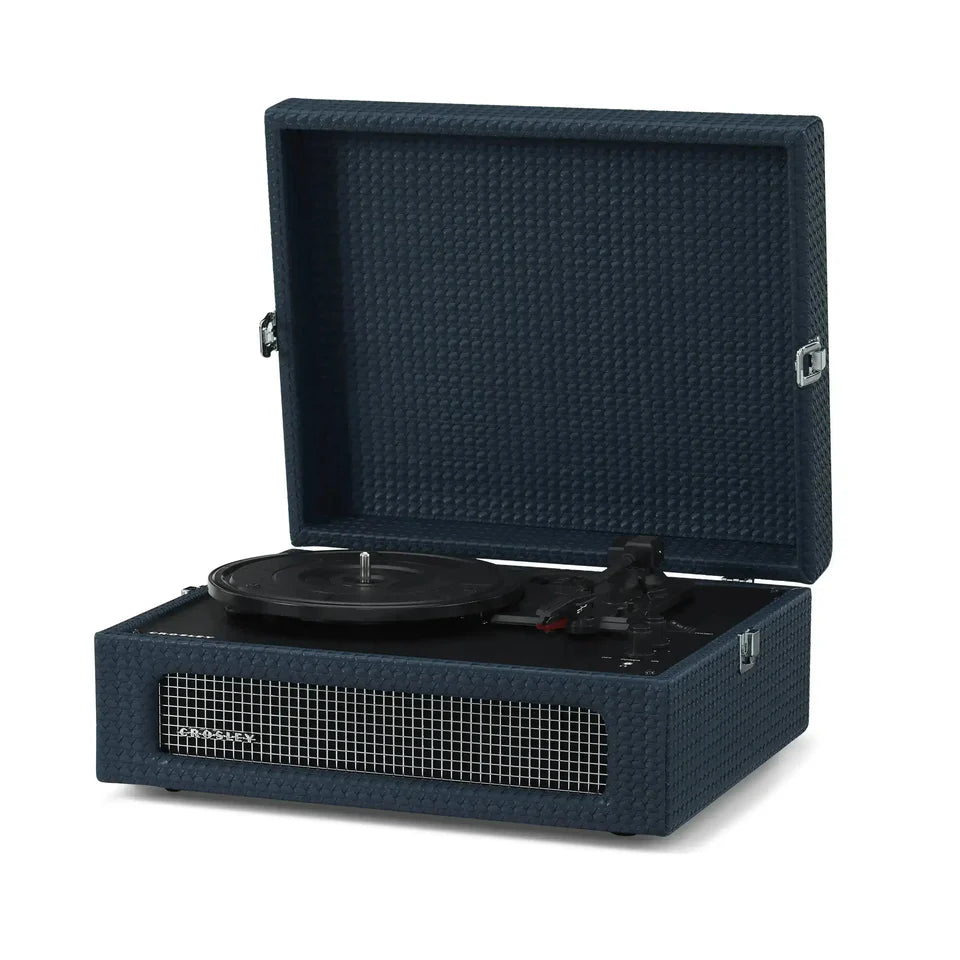 Crosley Voyager skivspelare tvåvägs Bluetooth (marinblå)