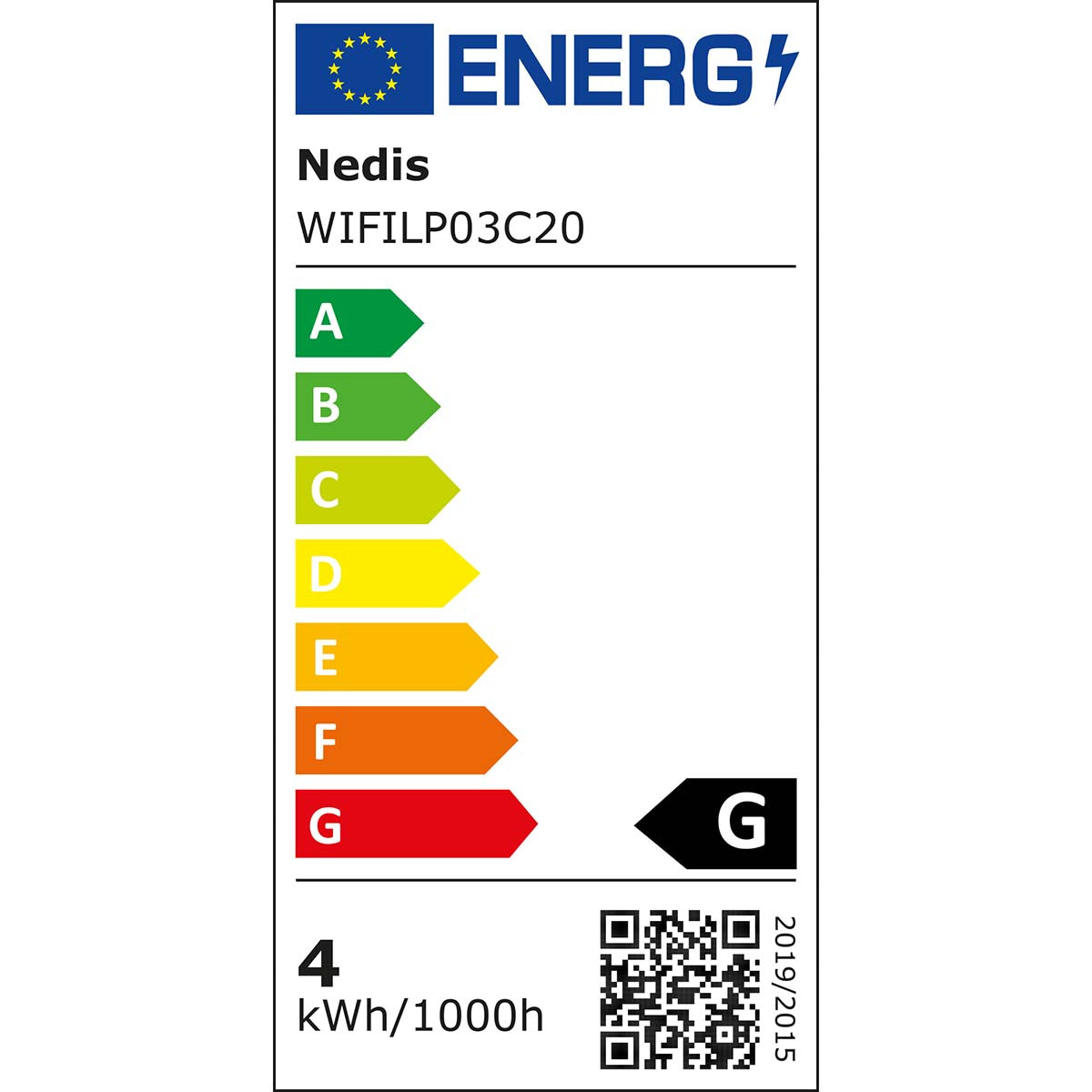 SmartLife dekorativ ljuskedja med 20 LED-lampor