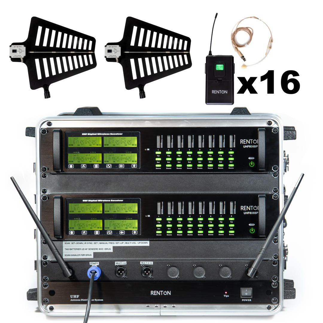Renton Rack Trådlöst System (16 Headset)