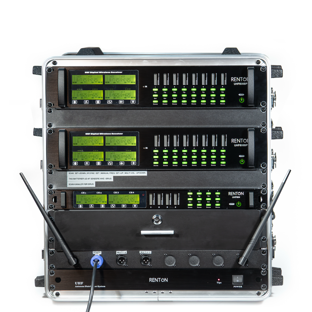 Renton Rack Trådlöst System (20 Headset)
