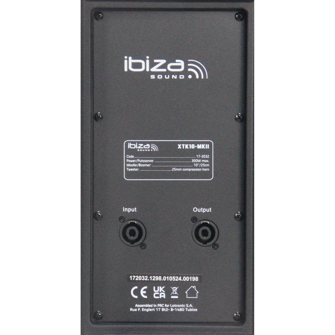 Ibiza XTK 10" passiv PA-högtalare