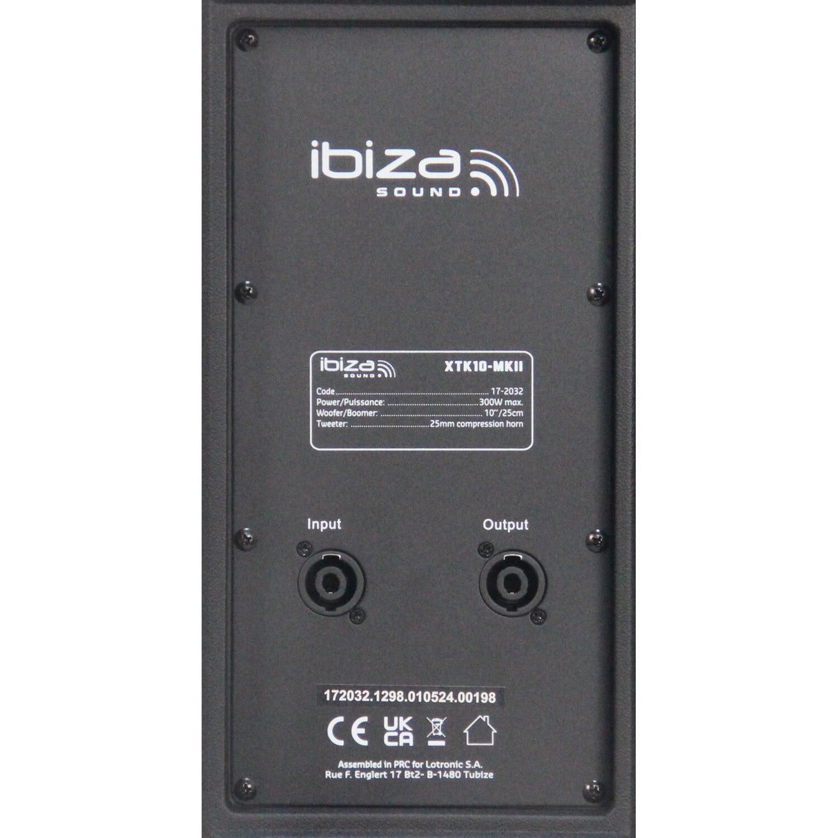 Ibiza XTK 10" passiv PA-högtalare