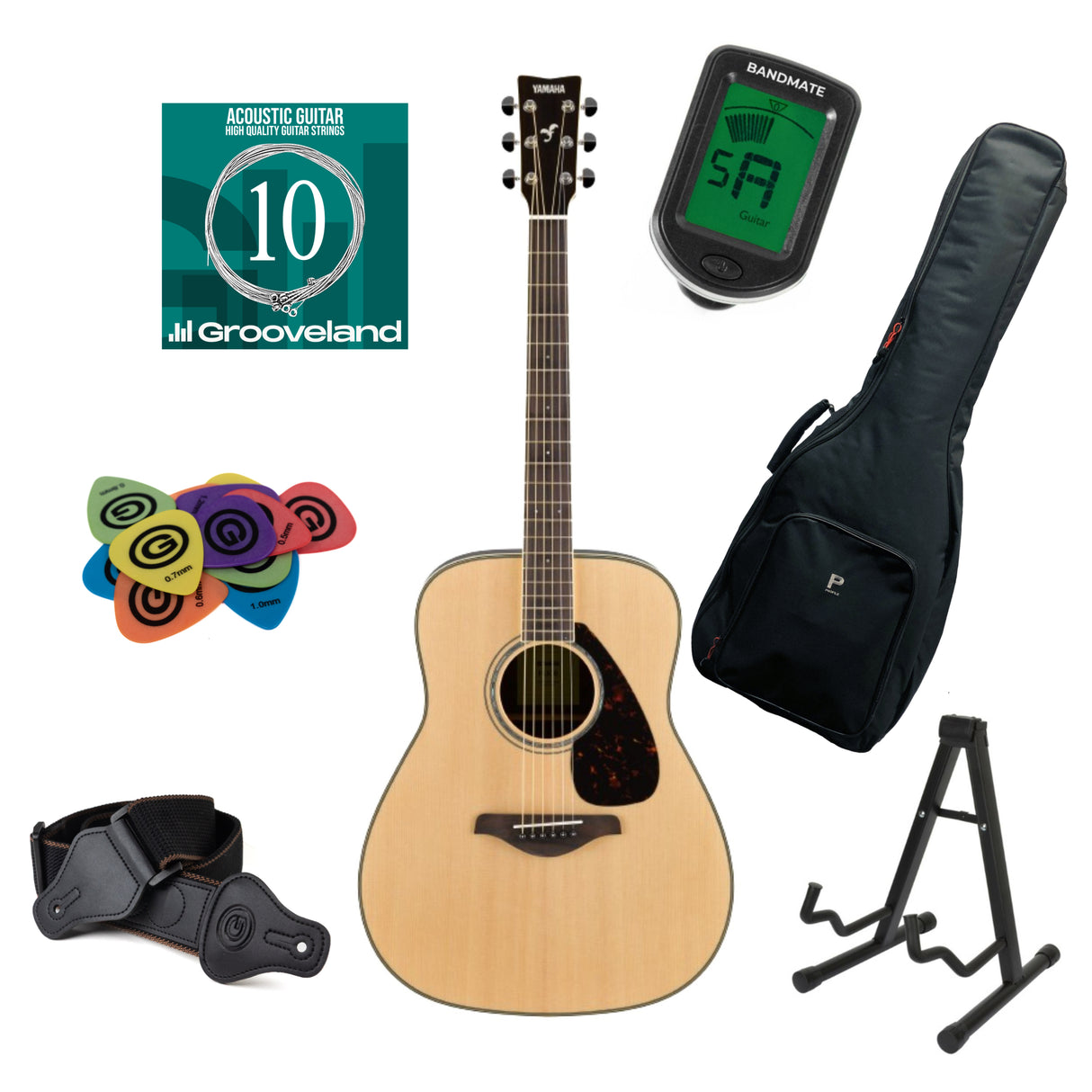 Yamaha FG830 NT startpaket (naturligt)