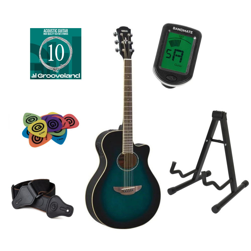 Yamaha APX600 Starter Kit (Oriental Blue Burst )