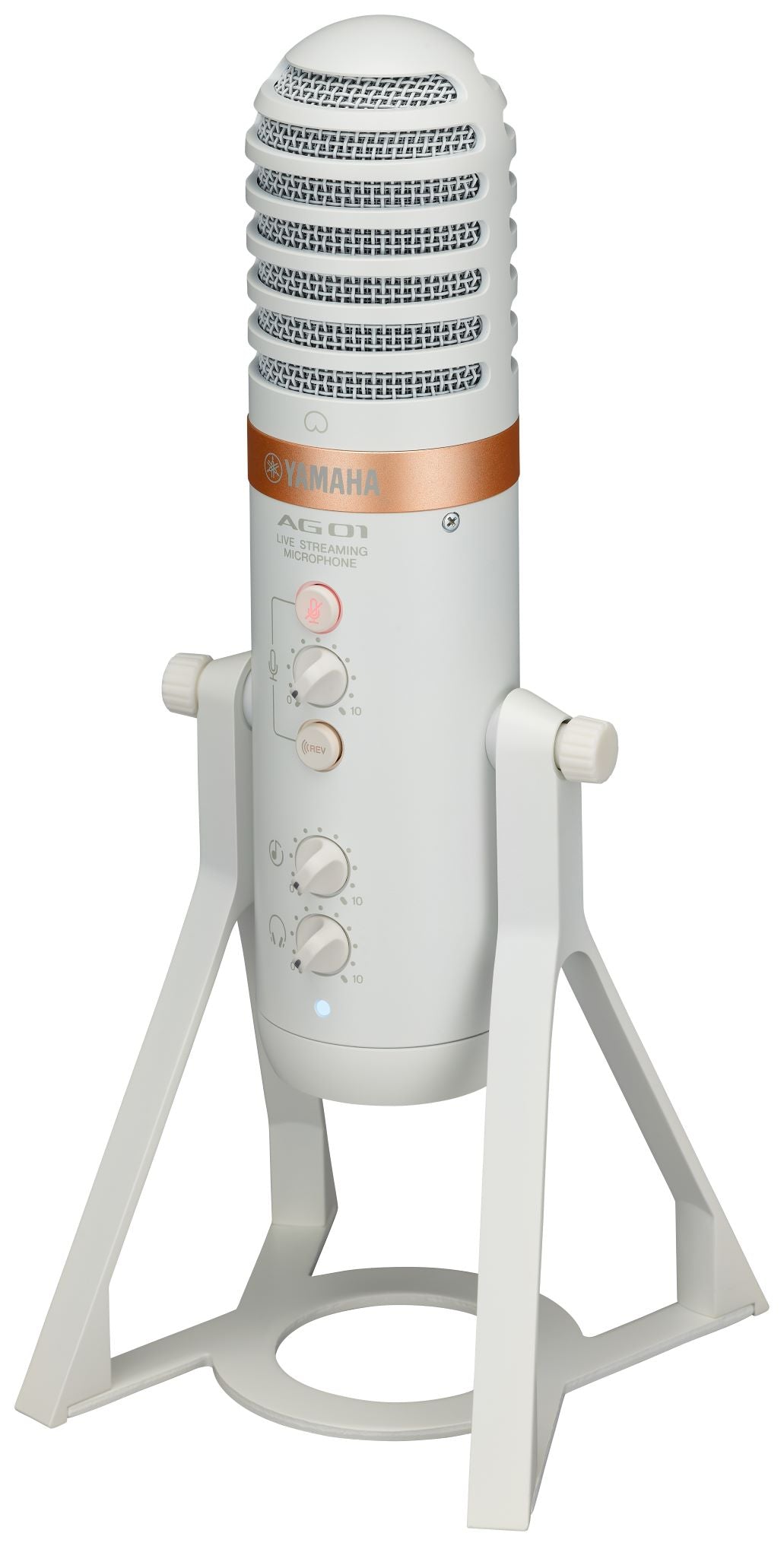 Yamaha AG01 USB-mikrofon (vit)