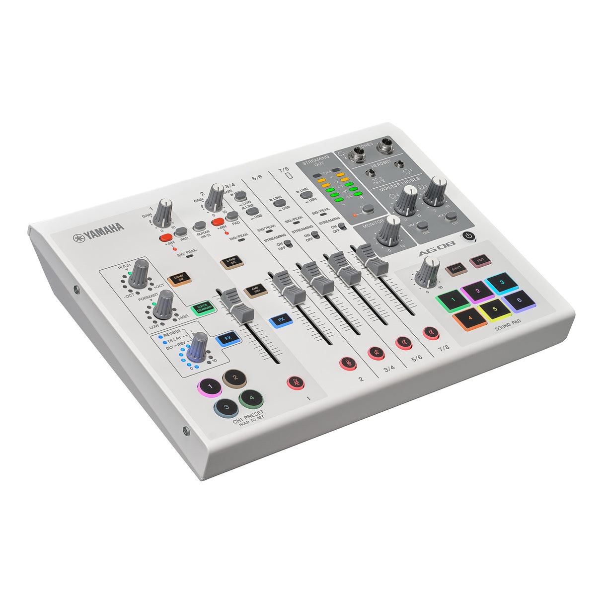 Yamaha AG08 - Live Streaming Mixer (Vit)