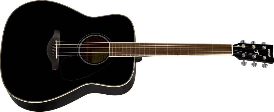 Yamaha FG820 BLII Western gitarr (svart)