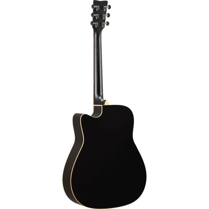 Yamaha FGC-TA transakustisk Western gitarr (svart)